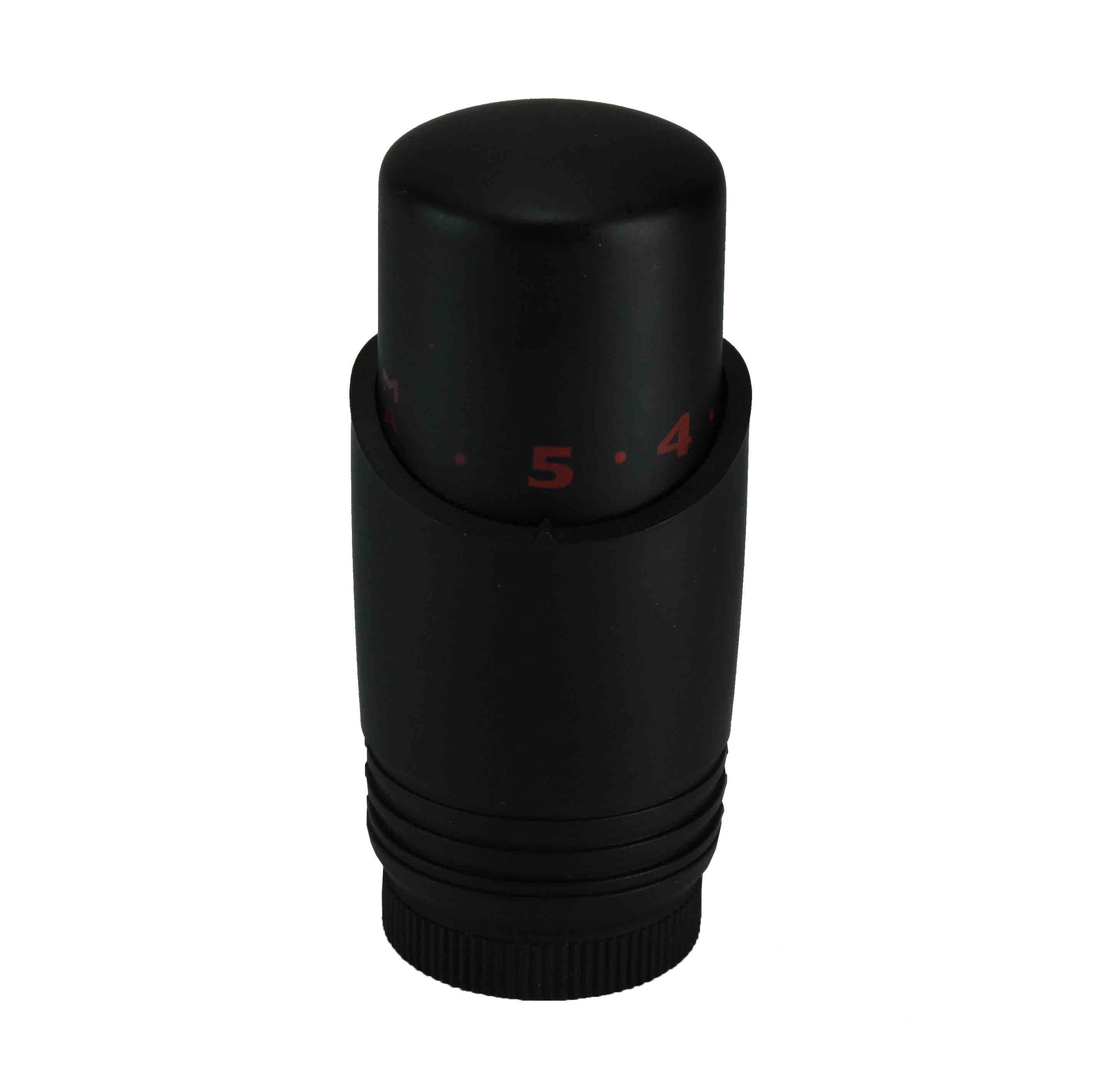 Wiesbaden Riko Luxe Thermostaatknop M 30 - Mat Zwart - 8719323039209