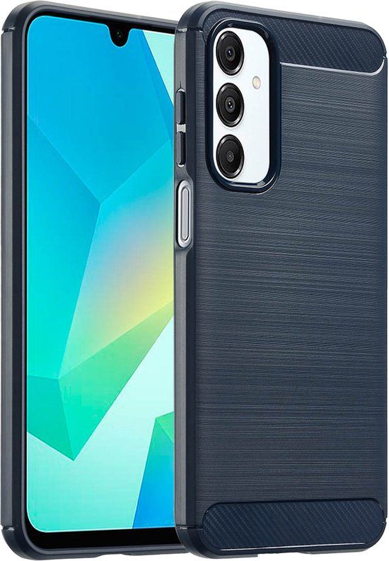 imoshion Brushed Backcover voor de Samsung Galaxy A16 - Donkerblauw