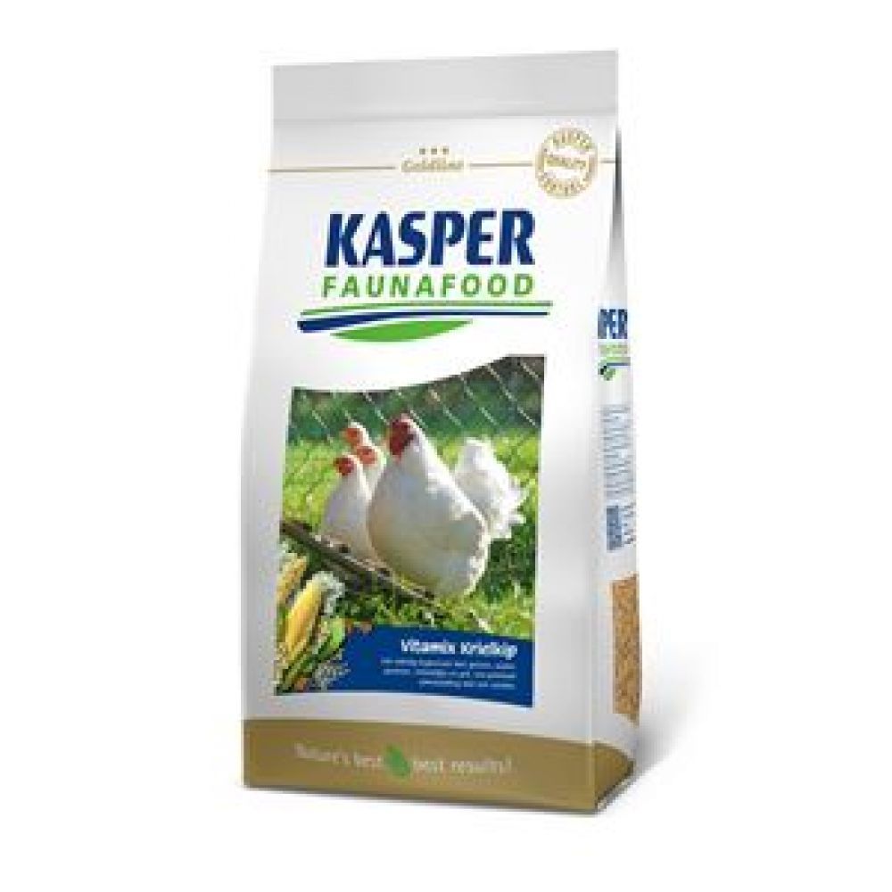 Kasper Faunafood Vitamix Krielkip - Kippenvoer - 3 x 3 kg