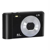 Aiorber Mini Digitale Camera met Draagkoord, CCD, 2.4 inch, 8x Zoom, Zwart