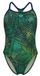 Arena Dames zwempak uit 1 stuk Energy Booster Ba, navy/green multi, Blauw, Maat 30