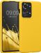 kwmobile hoesje geschikt voor OnePlus Nord 2T 5G - Hoesje met siliconen coating - Smartphone case in stralend geel