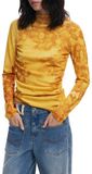 Desigual Jers_ottawa damestrui sweater, Citroengras, S