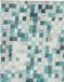 Merkloos BigBuy Home Tafelkleed Blauw Kvadrater Dun canvas (140 x 180 cm)