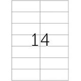 HERMA Special - Papier - mat - permanent zelf-klevend - geel - 105 x 42.3 mm 280 etiket(ten)