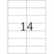 HERMA Special - Papier - mat - permanent zelf-klevend - geel - 105 x 42.3 mm 280 etiket(ten)