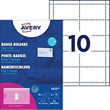 Avery-Zweckform 4820 Naamplaatje (b x h) 90 mm x 54 mm 50 stuk(s)