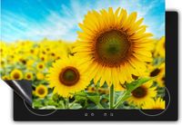 Chefcare Inductie Beschermer Zonnebloemen Veld - 90x55 cm - Multicolor