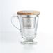 La Rochère Bee Theeglas met Filter - 27,5 cl - Transparant/Hout