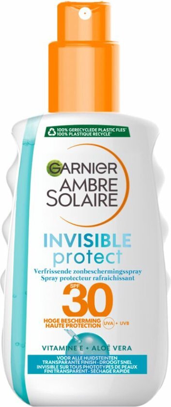Garnier Clear Protect Refresh - Transparente Zonbeschermingsspray SPF30 - 200ml - Hoge Beschermingfactor