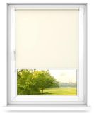Fart Produkt time4blinds mini rollo basic - Rolgordijn - Niet-invasief - Raamrolgordijn binnen zonder boren - Niet-invasieve handgrepen - Dimmen rollo - 600x1000mm Licht crème - Bediening aan de Rechterkant