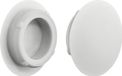 Häfele bouchons blanc plastique, Ø 15 mm, 500 pièces
