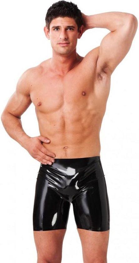 Rimba Latex Korte Broek Zwart L