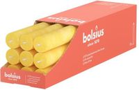 Bolsius Dinerkaars Rustiek Sunny Yellow 27 cm - 9 Stuks