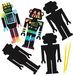 Baker Ross Robot Boekenleggers met Krasfolie (10 stuks)