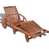 VidaXL Lit rembourré assise Acacia