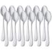 Amazon Basics Roestvrijstalen Koffielepel met Ronde Rand, 13,3 cm, Verpakking van 12 Stuks