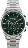Breil Heren Polshorloge Analoog Quartz Staal Groen EW0660