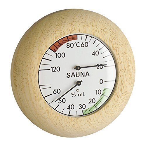 TFA Sauna thermo-hygrometer, 40.1028, hittebestendig, in Duitsland vervaardigd