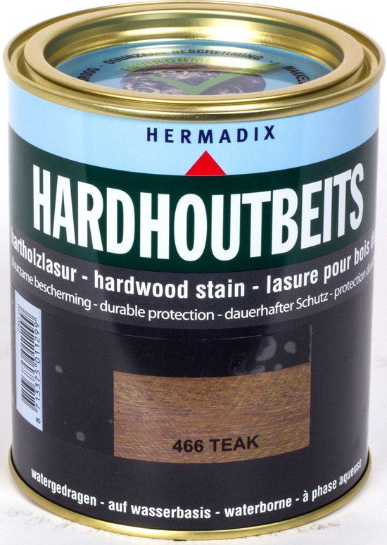 Hermadix Hardhout Beits - 466 Teak - 0,75 liter