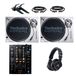 Technics SL-1200MK7 pack débutant platine vinyle DJ avec table de mixage Pioneer DJ DJM-450