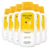 WELEDA 6x Baby Calendula Verzorgende Olie 200 ml