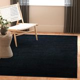 Safavieh Vision Collection Modern tapijt voor woonkamer, eetkamer, slaapkamer - korte pool, zwart, 91 x 152 cm