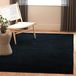 Safavieh Vision Collection Modern tapijt voor woonkamer, eetkamer, slaapkamer - korte pool, zwart, 91 x 152 cm