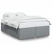 VidaXL Cadre de lit Tissu Gris clair 160x200 cm
