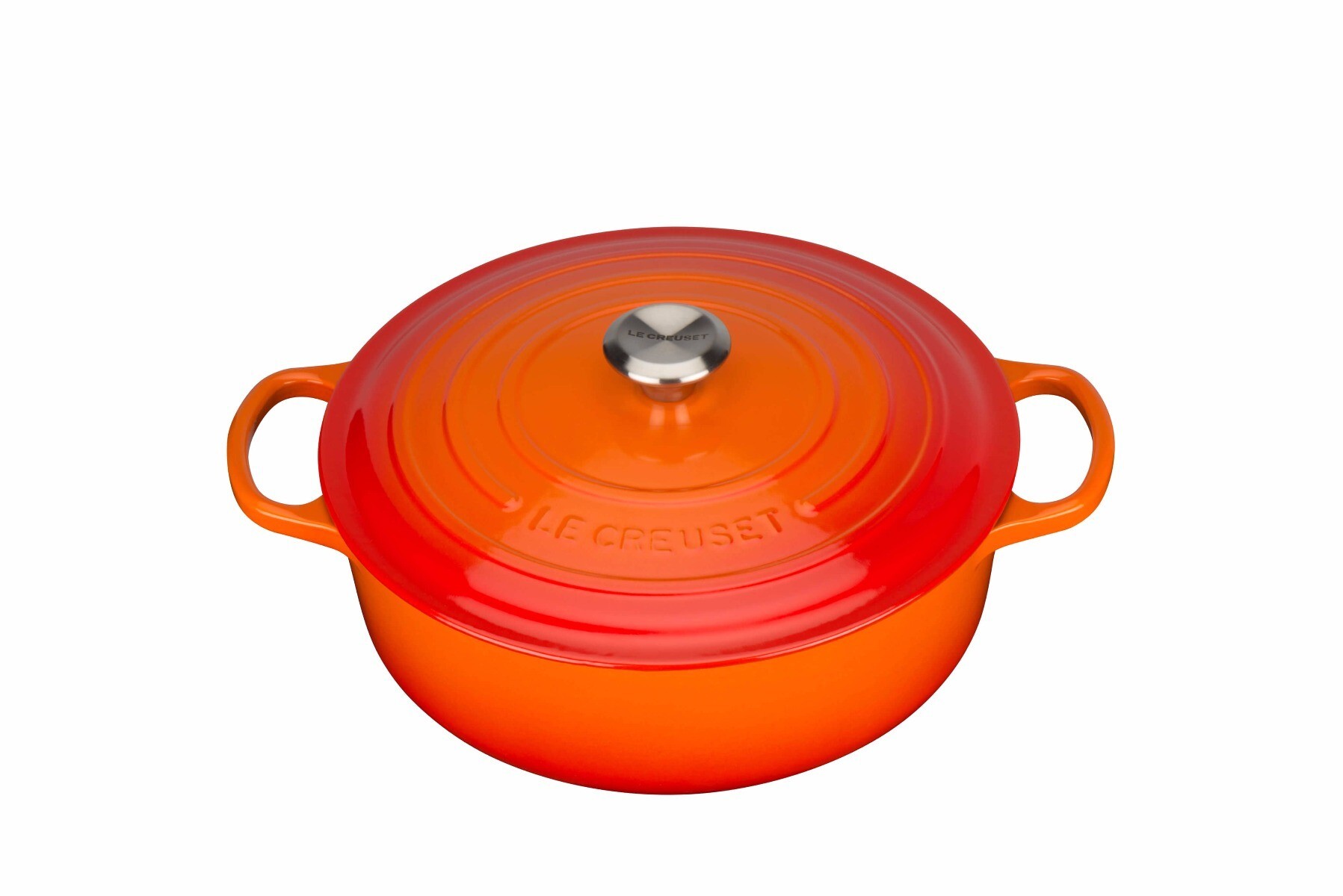 Le Creuset Signature risottopan 6 2 liter ø 30 cm gietijzer vulcanique