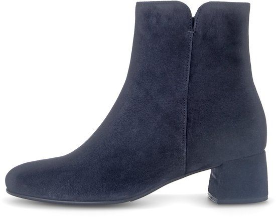 Gabor Dames Enkellaarzen - blauw - Maat 38 - Suède - Vrouwen