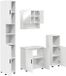 vidaXL Badkamermeubel Set Wit Hout 61 x 35 x 64 cm
