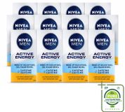 NIVEA MEN - Active Energy - Gel visage réveil à la caféine - 50 ml - Pack économique