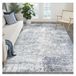 Elzusha - Tapis lavable antidérapant moderne abstrait