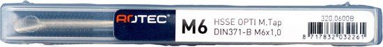 Rotec Machinetap metrisch Opti-line DIN371 doorlopend M6