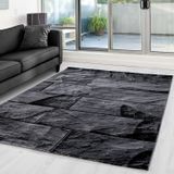 Ayyildiz Hali PARMA801509250BLACK tapis Rectangle Polypropylène (PP) Noir