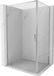 Mexen Exo porte battante cabine de douche 95 x 90 cm, transparent, chrome