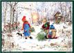 Adventskalender GPSR Kontakt A4 Adventskalender Sneeuw vreugde in het Bos