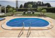 Gre Accessories Bâche d'été pour piscine ovale multicolore 695 x 315 cm