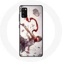 Maniacase Hoesje voor Samsung Galaxy S20 Plus Mikasa Ackerman Aanval van de Titanen Manga