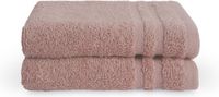 Byrklund Handdoeken set - Oud Roze - 2-delig - 30x50 cm - 100% katoen