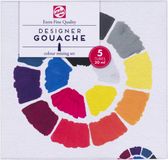 Talens Gouache Extra Fijn Mengset plakkaatverf 5x20ml tubes multicolor