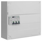 Siemens - Schakelpaneel vooraf uitgerust 1 scheidingsschakelaar, diff. 40 A type AC + 2 veiligheidsschakelaars