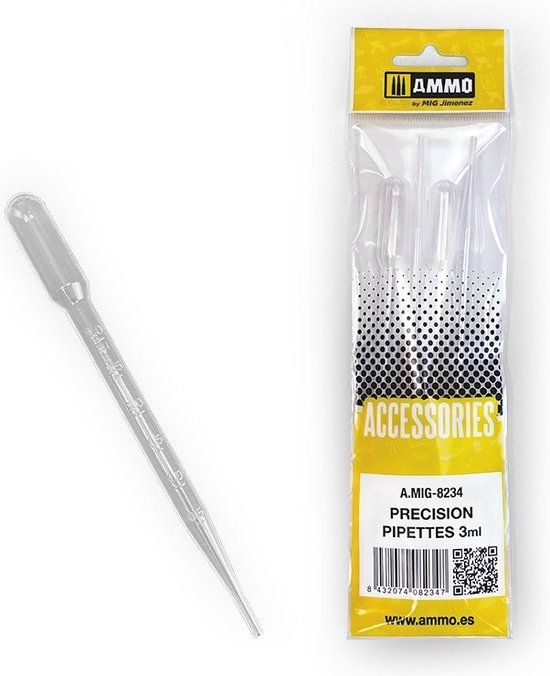 AMMO MIG 8234 Large Pipettes 3ml - 4pc Accessoires set