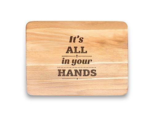 Engraved House Your Hands' Beukenhout Snijplank