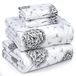 Ruvanti 100% Katoenen Lakens Queensize Set, 4-delig, Zacht & Ademend Perkal Weave Bedding, Deep Pocket 40,6 cm, Hotel Standard, Crisp Cool Feeling, Duurzaam, Perfect Floral Bed Sheet, Dandelion
