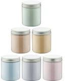 Claudius Cosmetics Benelux B.V. Scrubzout - 300 gram - set van 6 verschillende geuren - Aluminium Deksel - Opium, Rozen, Vanille, Amandel, Eucalyptus en Lavendel - Hydraterende Lichaamsscrub - Cadeau