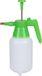 Sunnydays Plantenspuit met hoge druk sproeier - kunststof - 1 liter - wit/groen - Waterverstuiver