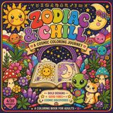 Zodiac & Chill: A Cosmic Coloring Journey