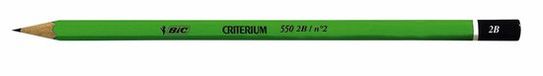BIC Criterium 550 2B Grafietpotloden Zwart
